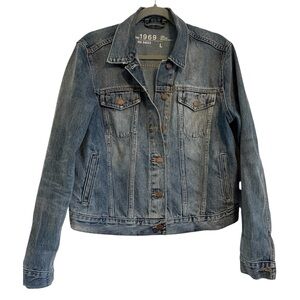 GAP 1969 Style Classic Woman’s Blue Denim Jean Jacket L